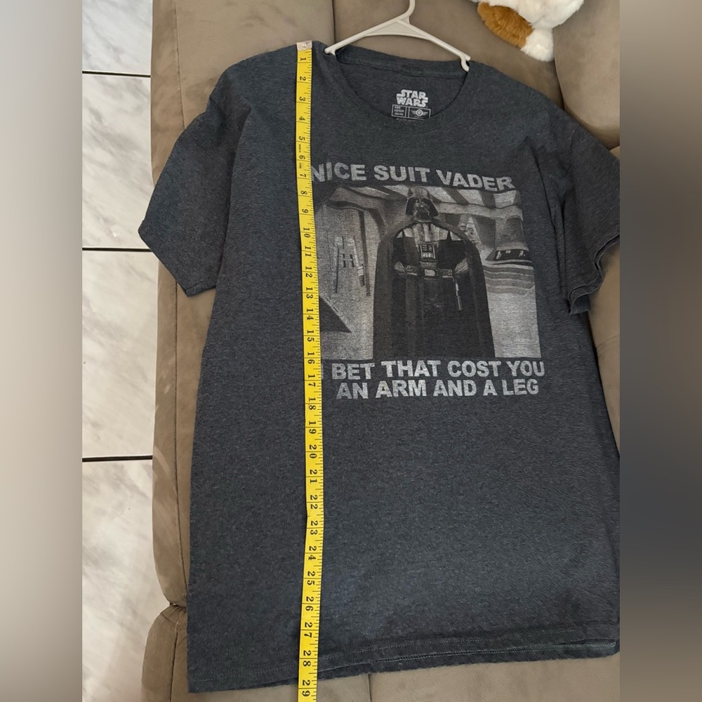 Men’s Size Large Star Wars T-Shirt Nice Suit Vader I Bet That Cost You an Arm - Picture 4 of 9